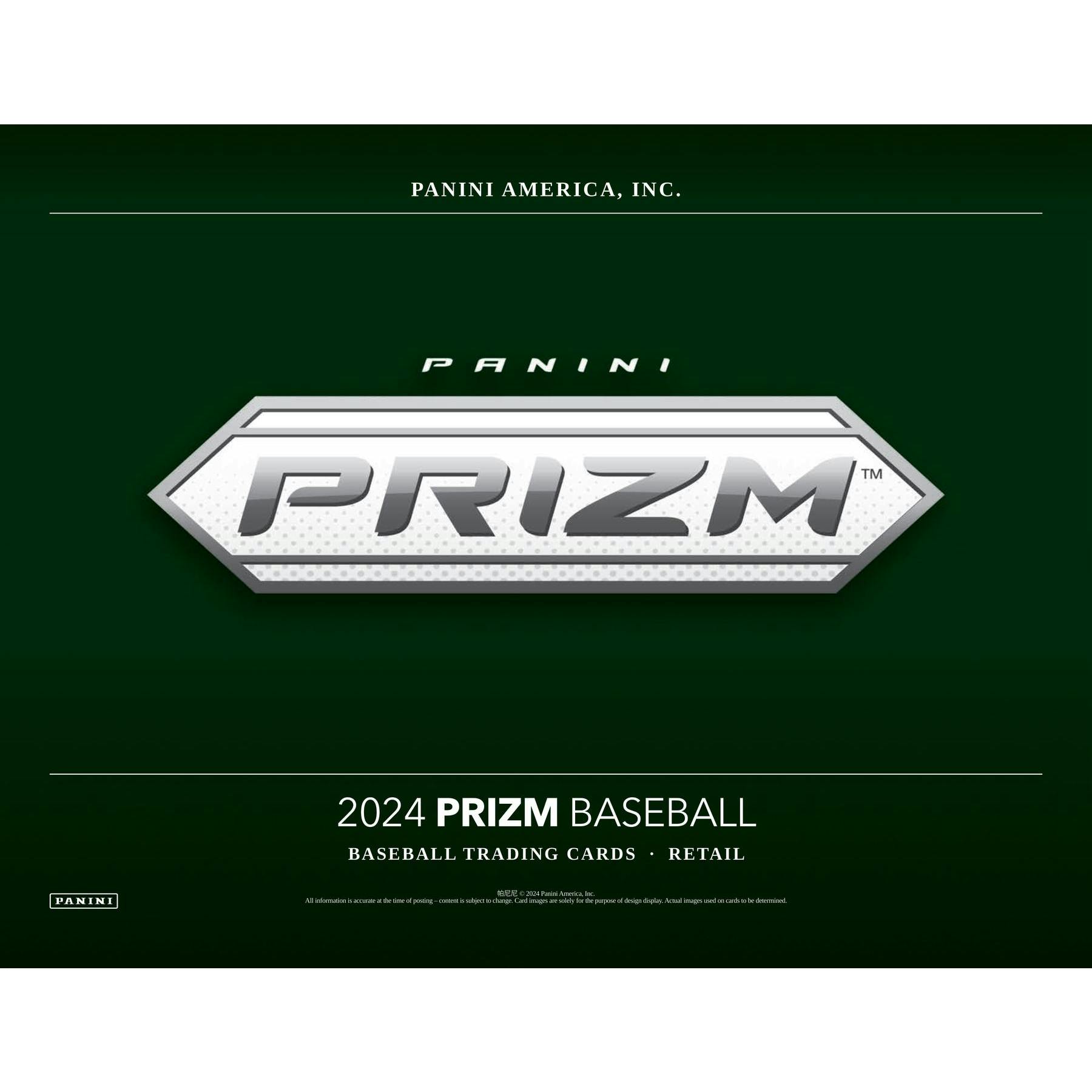 2024 Panini Prizm Baseball Blaster Pack (Blue Ice Prizms!)