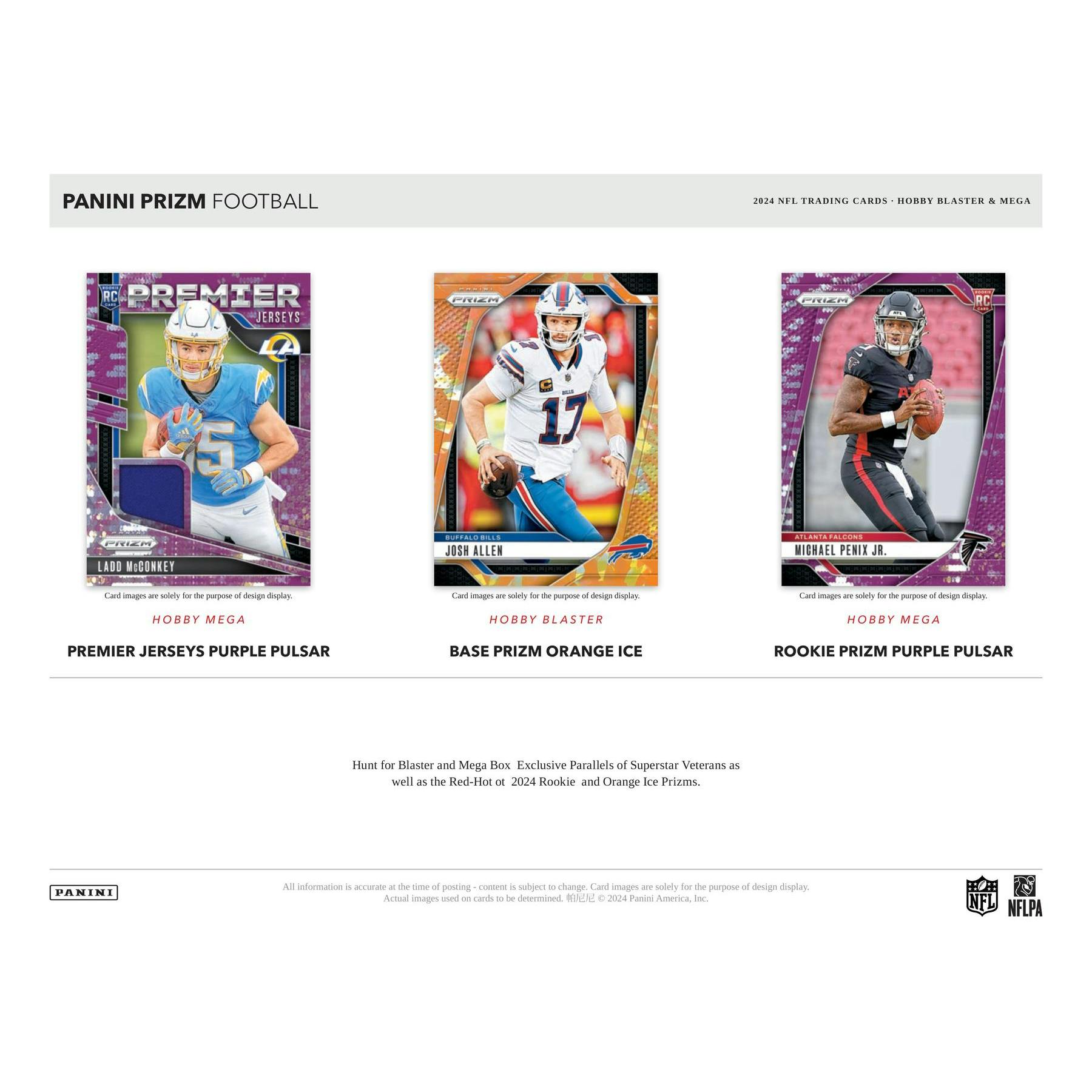2024 Panini Prizm Football Blaster Hobby Box (Orange Ice Prizms!)