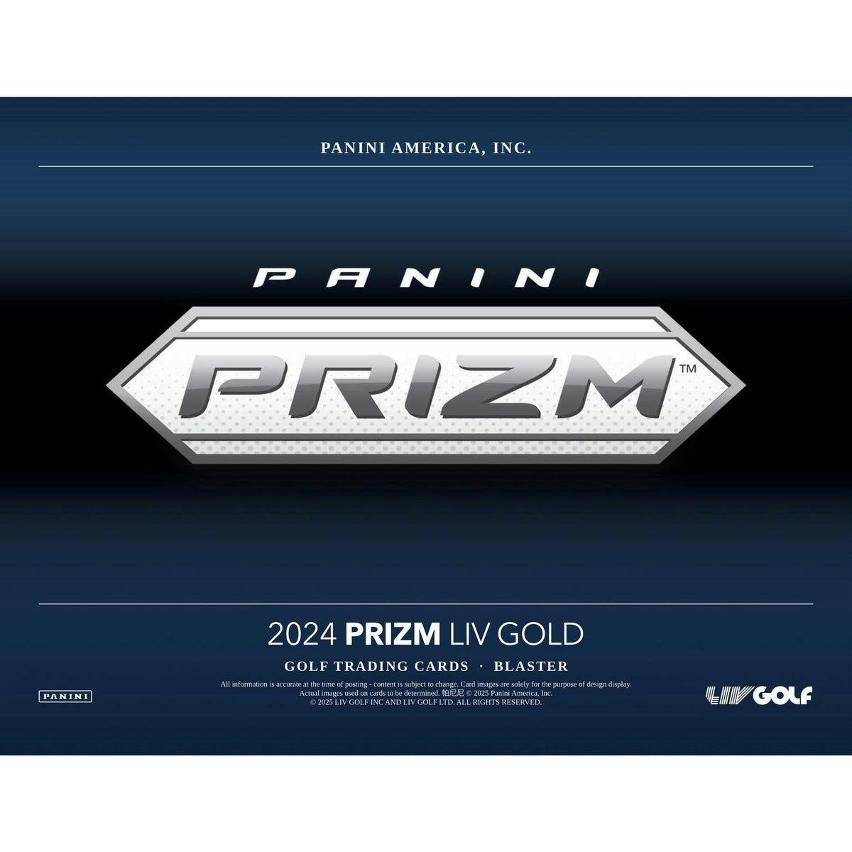 2024 Panini Prizm LIV Golf Blaster 20-Box Case
