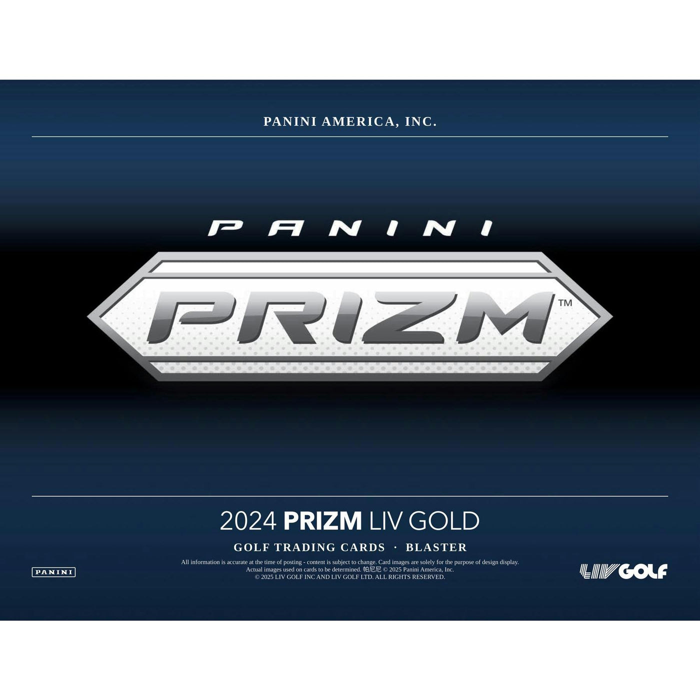 2024 Panini Prizm LIV Golf Blaster Box