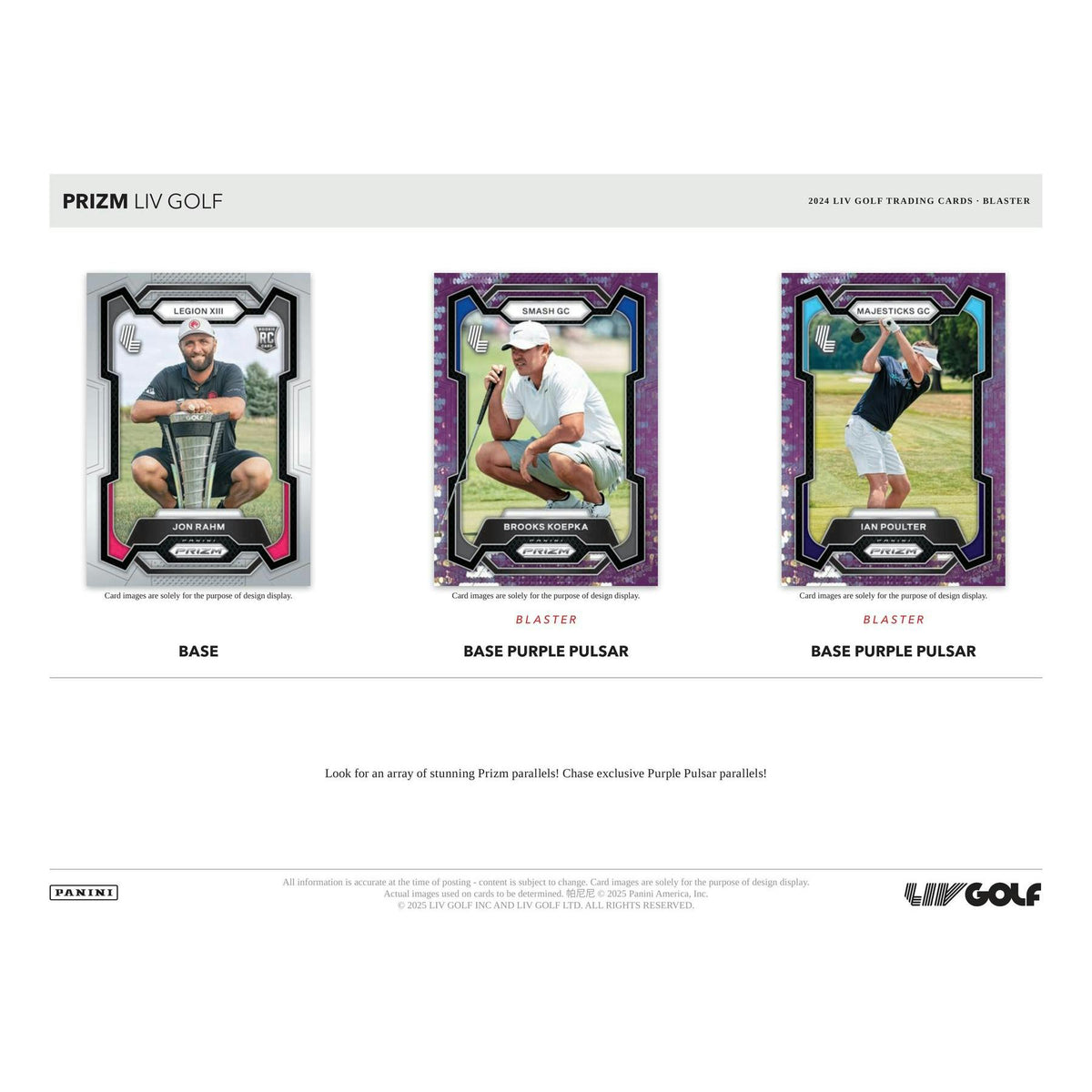 2024 Panini Prizm LIV Golf Blaster Box