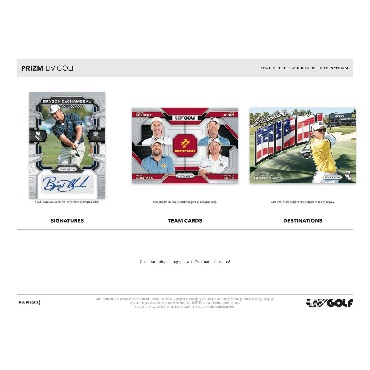 2024 Panini Prizm LIV Golf International Hobby Box