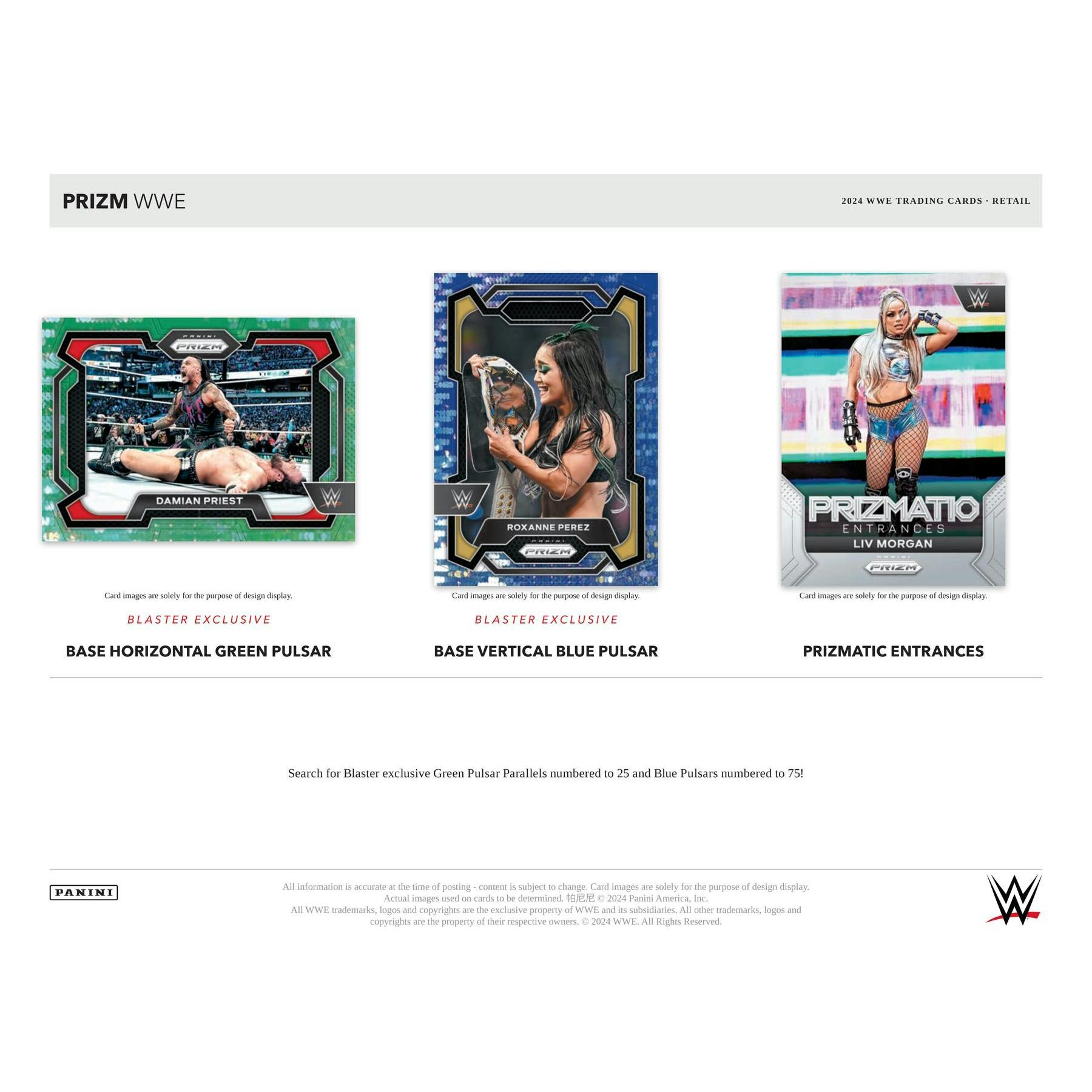 2024 Panini Prizm WWE Wrestling Blaster Box