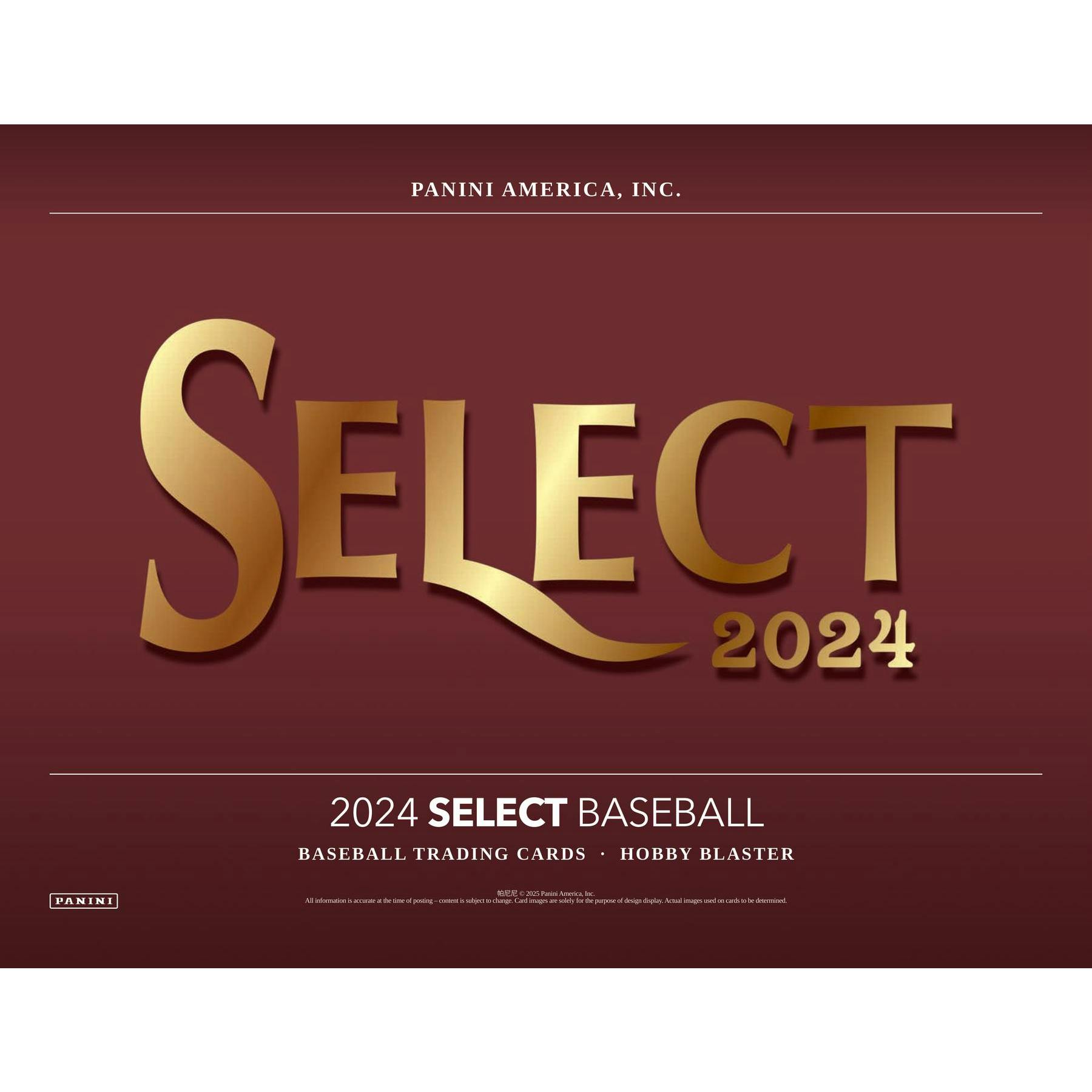 2024 Panini Select Baseball Blaster Hobby Box