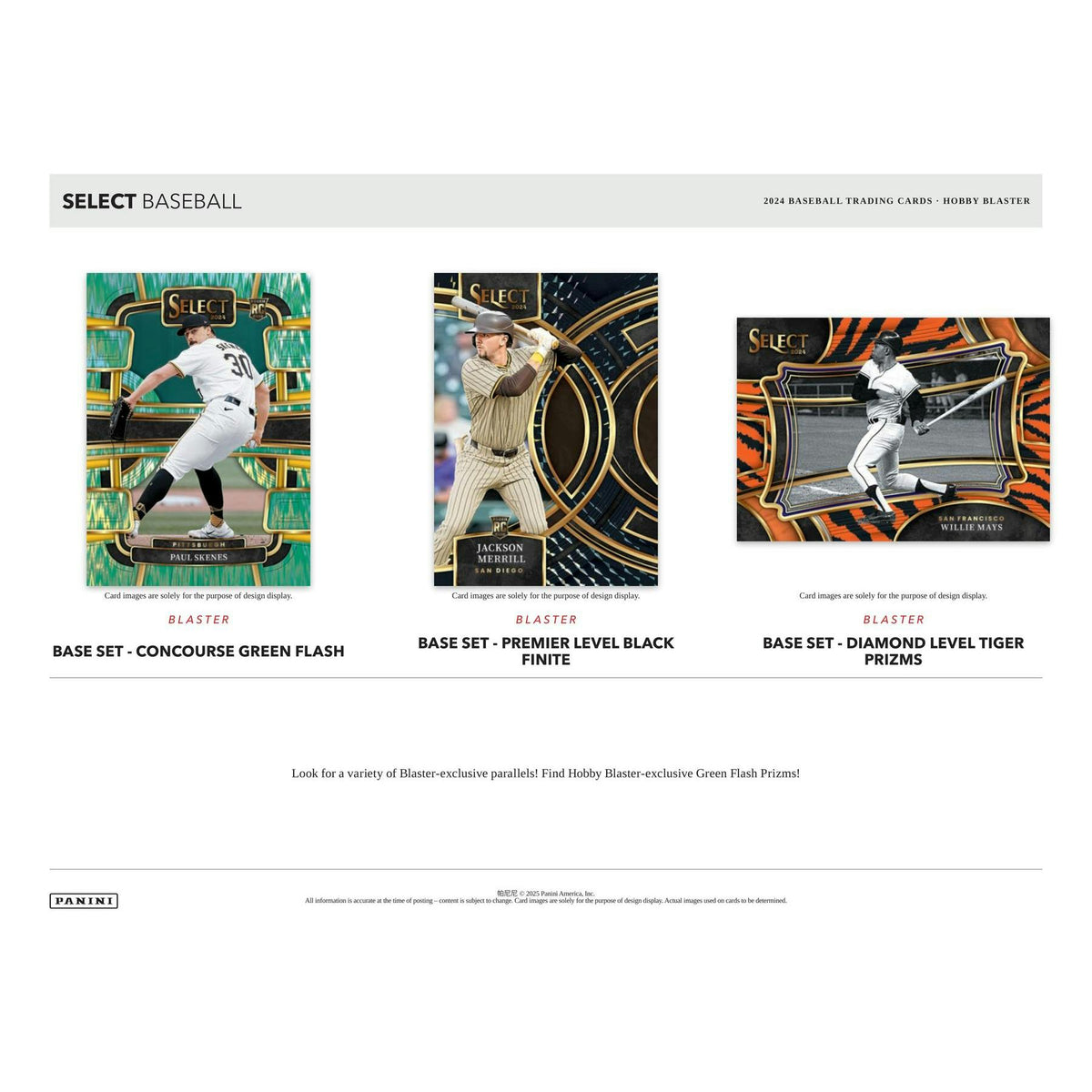 2024 Panini Select Baseball Blaster Hobby Box