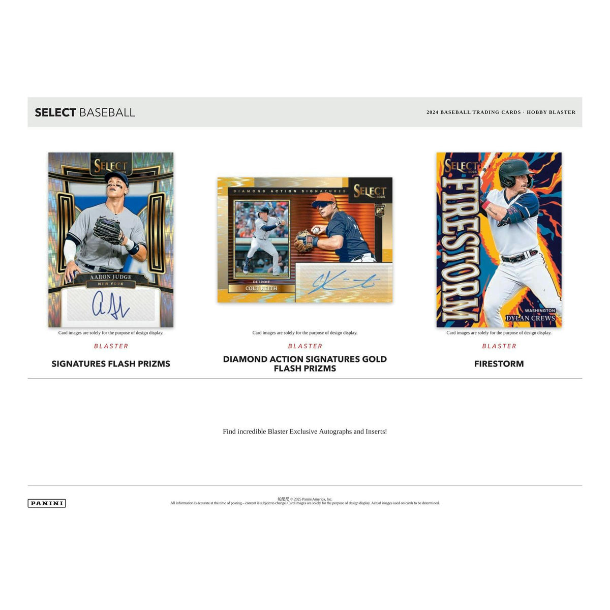 2024 Panini Select Baseball Blaster Hobby 20-Box Case