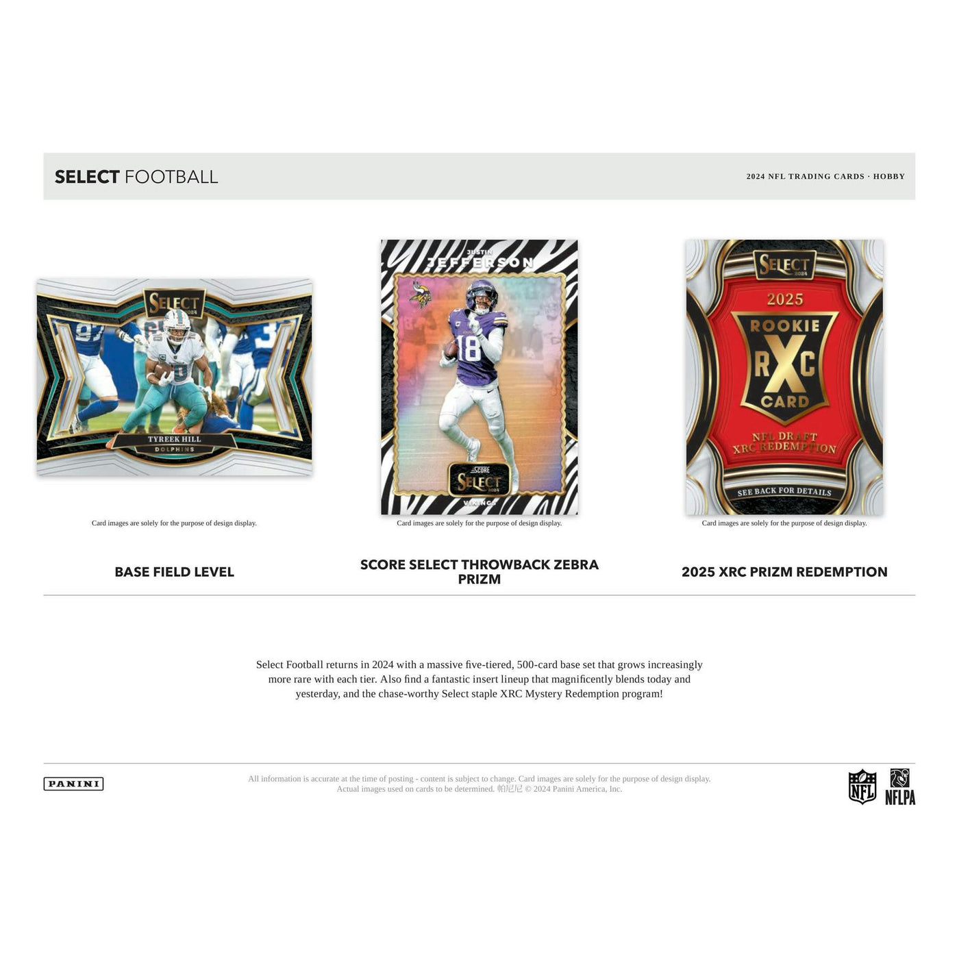 2024 Panini Select Football Hobby 12-Box Case