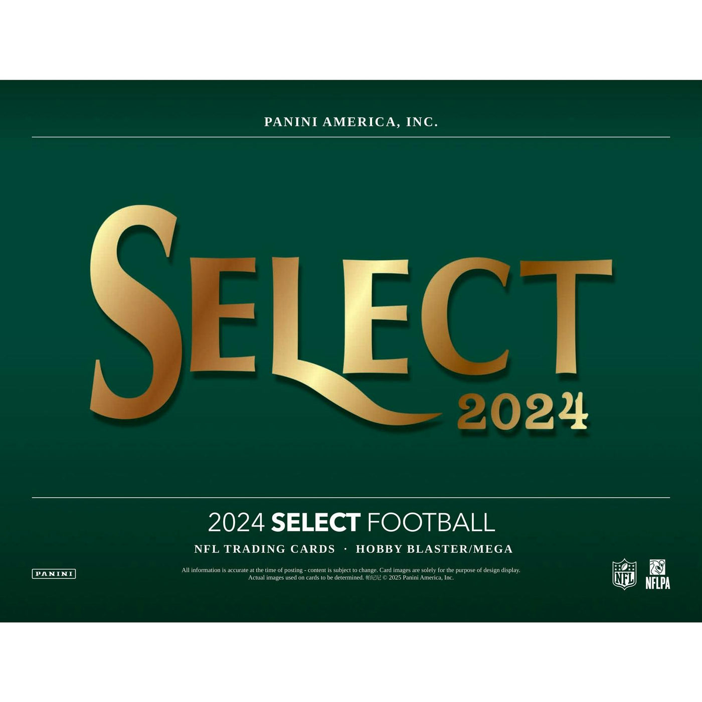 2024 Panini Select Football Mega Hobby Box (Black & Orange Prizms!)