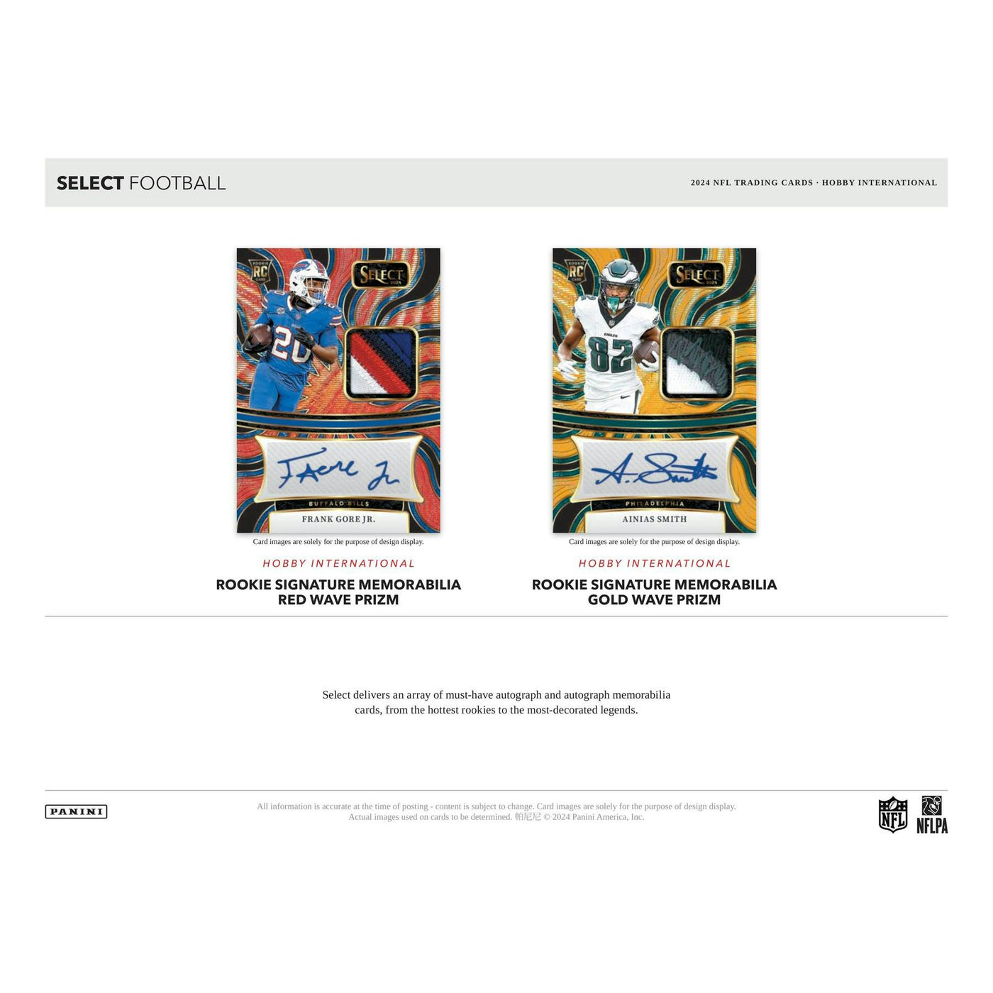 2024 Panini Select Football International Hobby Box