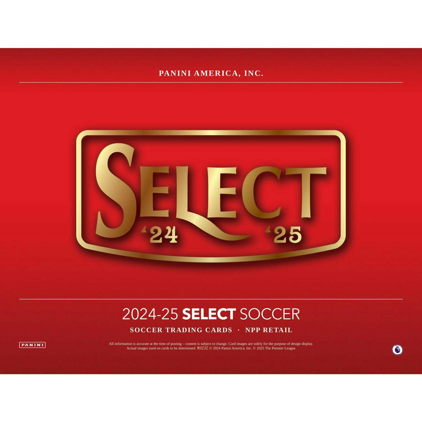 2024/25 Panini Select Premier League EPL Soccer Mega 20-Box Case