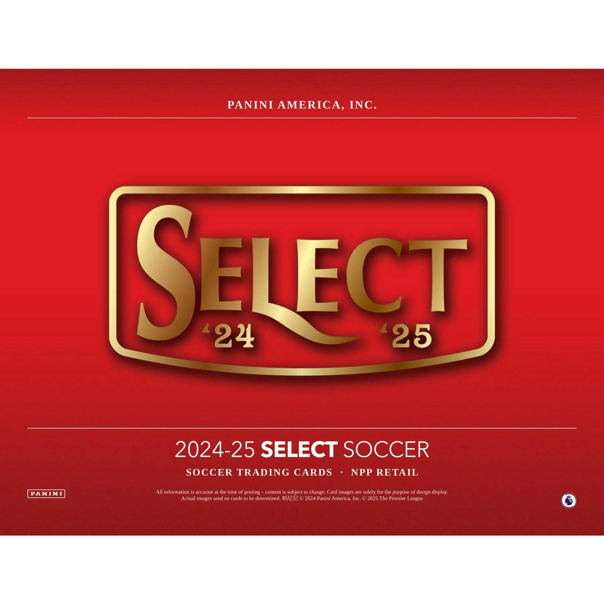 2024/25 Panini Select Premier League EPL Soccer Mega 20-Box Case