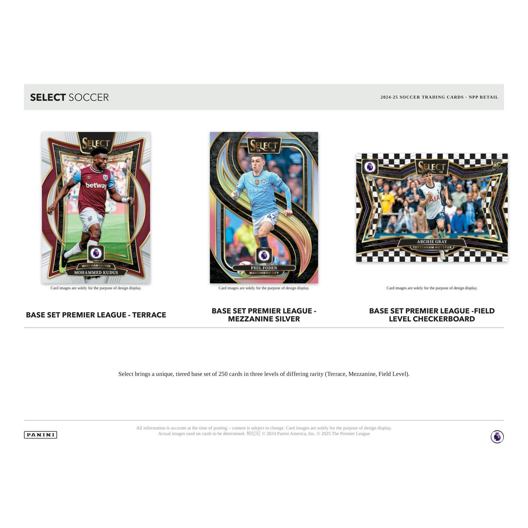 2024/25 Panini Select Premier League EPL Soccer Mega Box