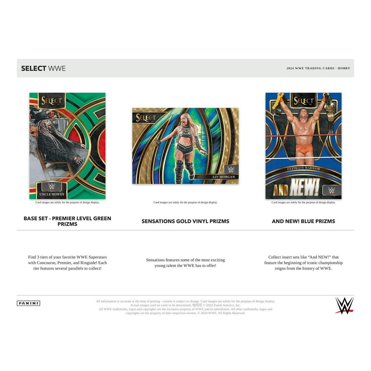 2024 Panini Select WWE Wrestling Hobby 12-Box Case