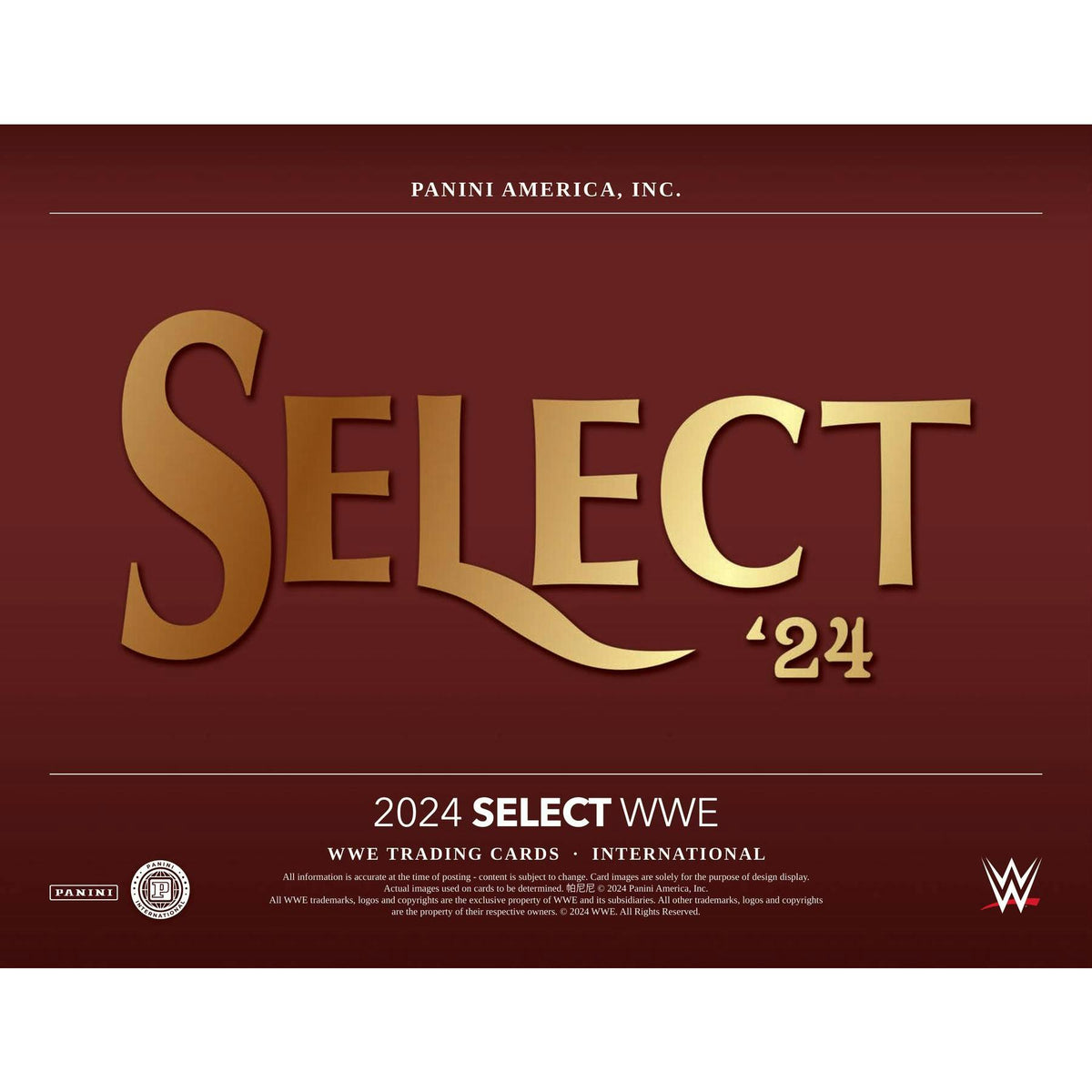 2024 Panini Select WWE Wrestling International Hobby Box