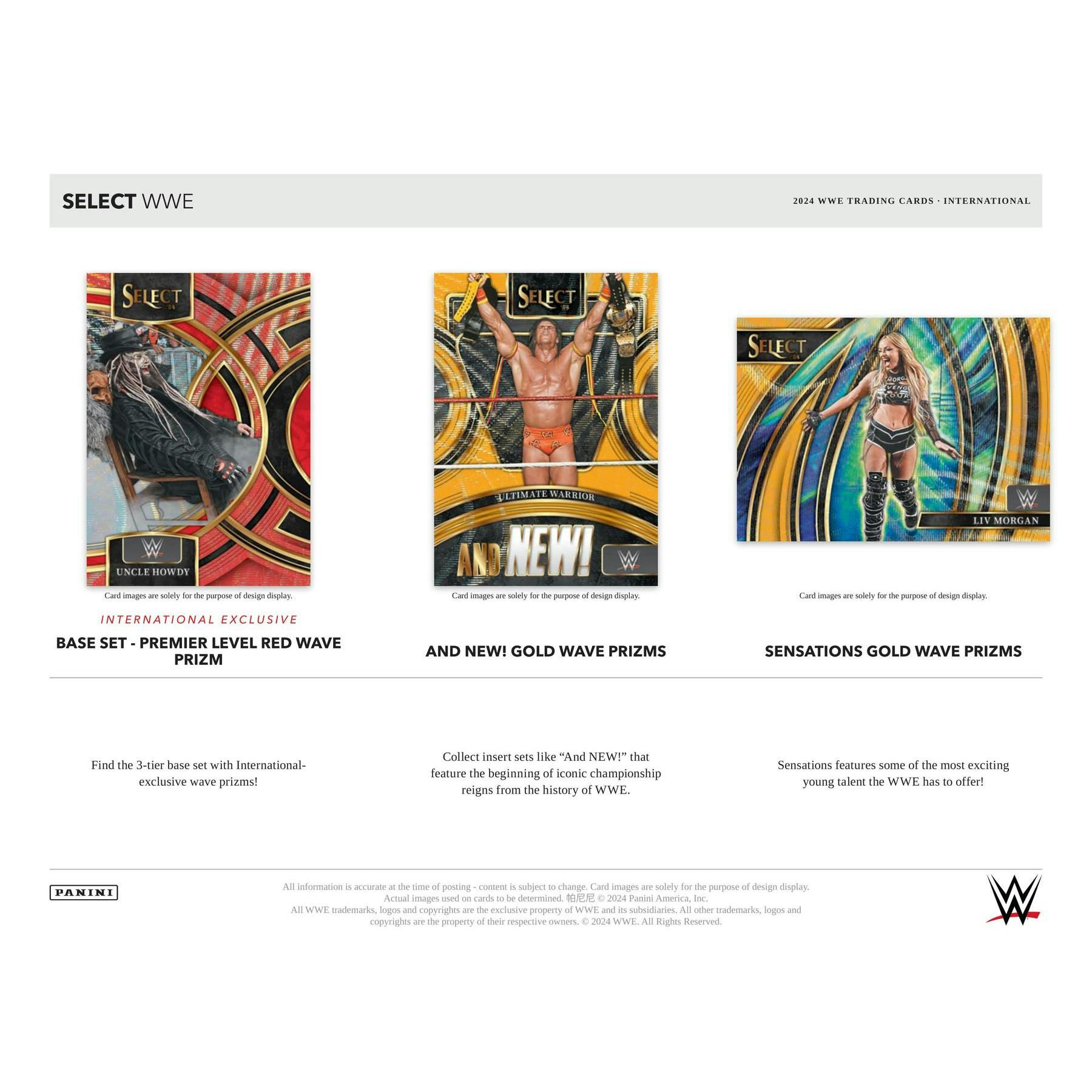 2024 Panini Select WWE Wrestling International Hobby Box