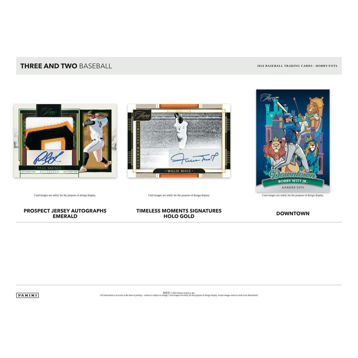 2024 Panini Three and Two Baseball Hobby Box