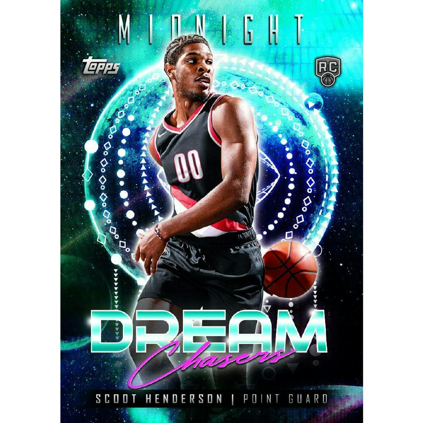2023/24 Topps Midnight Basketball Hobby 12-Box Case