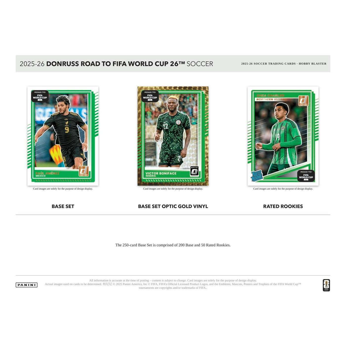 2025/26 Panini Donruss Road to FIFA World Cup Soccer Blaster Hobby 20-Box Case