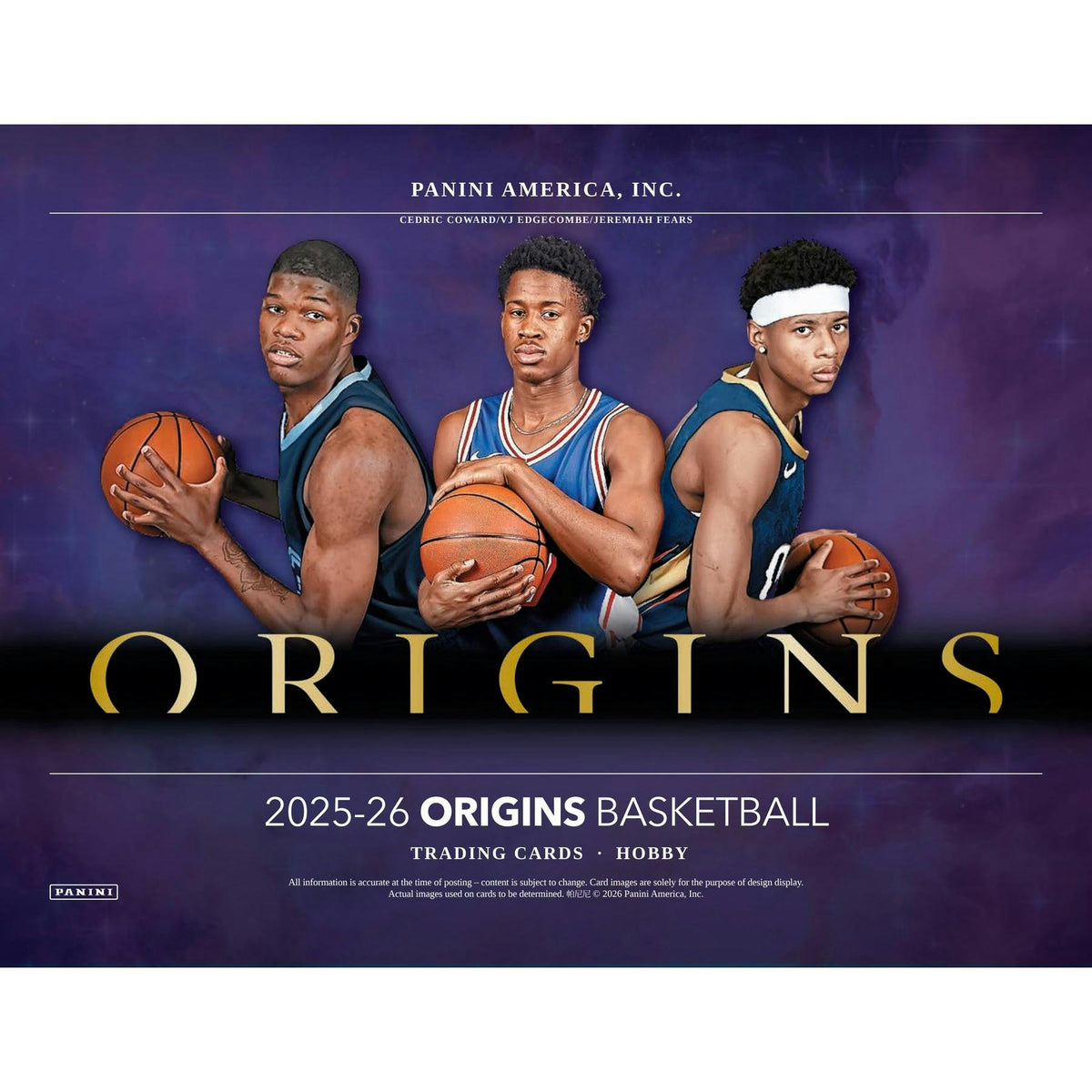 2025/26 Panini Origins Basketball Hobby 12-Box Case
