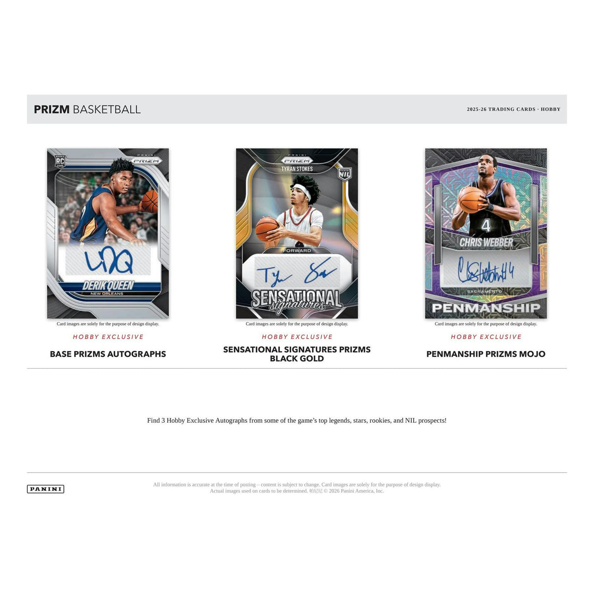 2025/26 Panini Prizm Basketball Hobby 12-Box Case