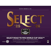 2025/26 Panini Select Road to FIFA World Cup Soccer Hobby International 12-Box Case