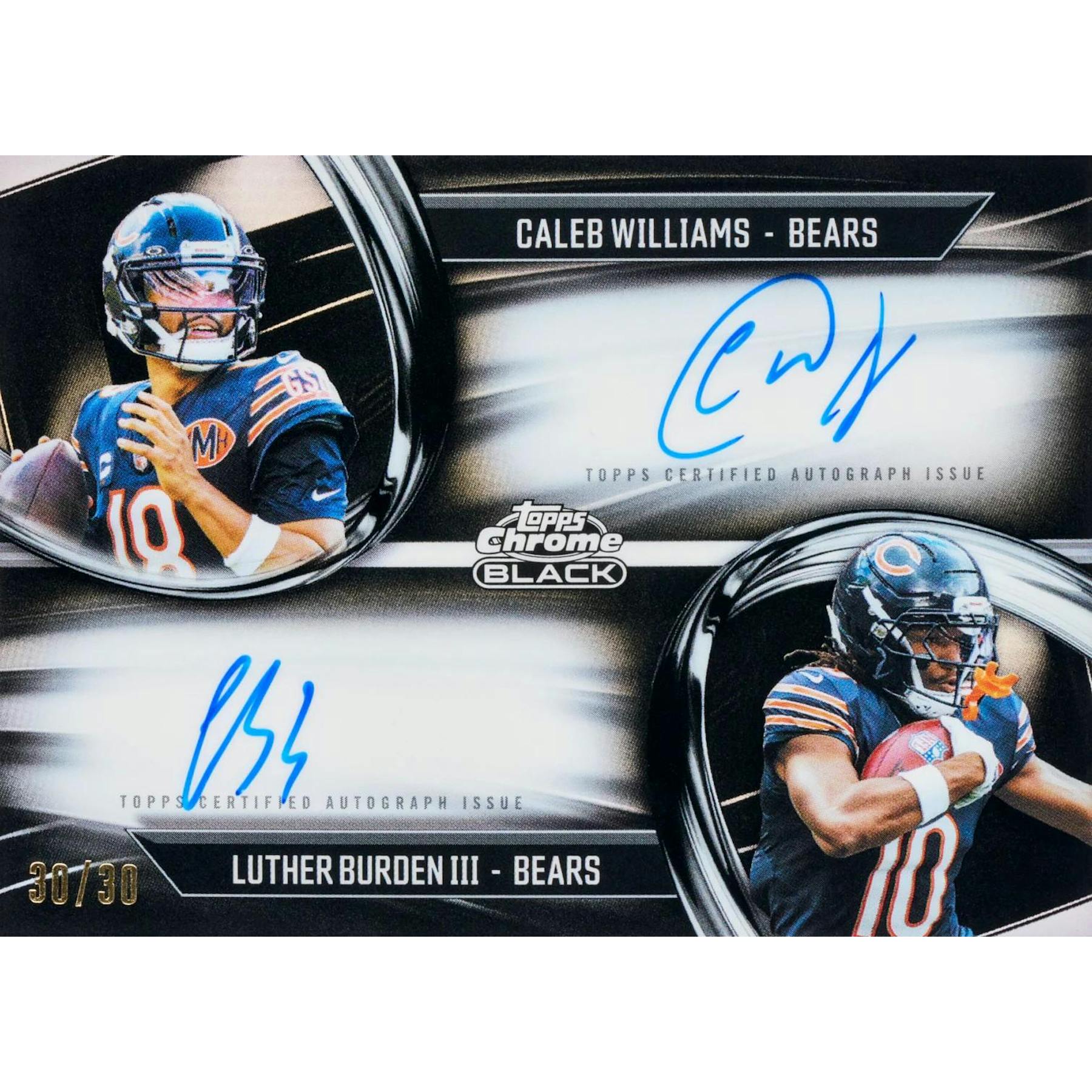 2025 Topps Chrome Black Football Hobby 12-Box Case