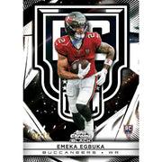 2025 Topps Chrome Black Football Hobby 12-Box Case