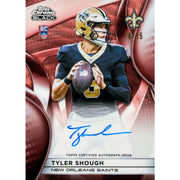 2025 Topps Chrome Black Football Hobby 12-Box Case