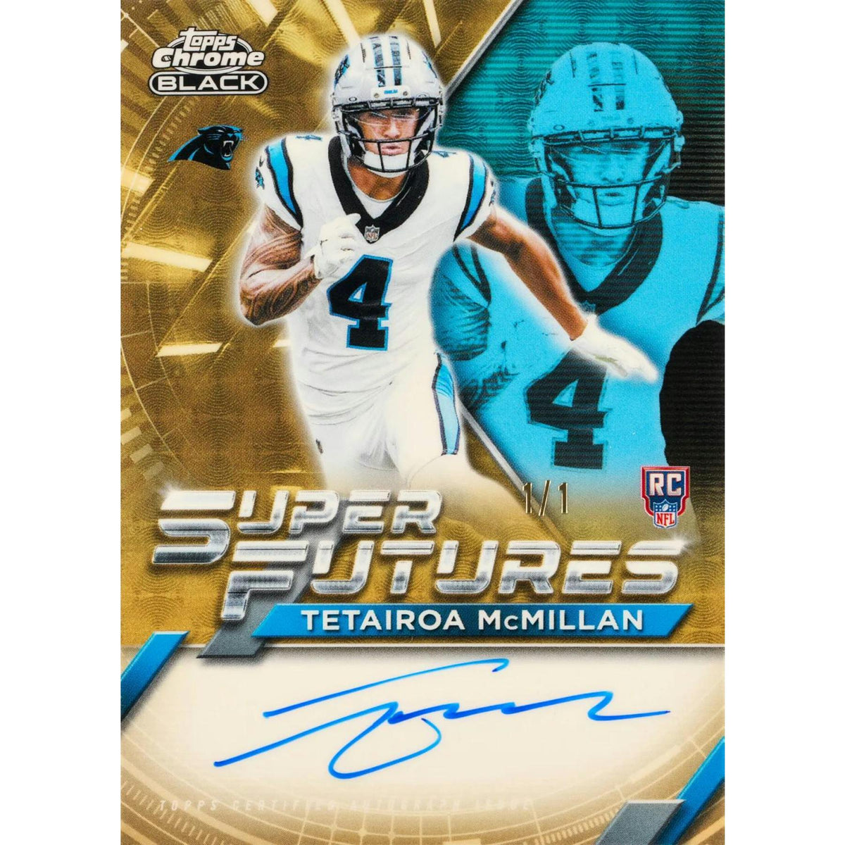 2025 Topps Chrome Black Football Hobby 12-Box Case