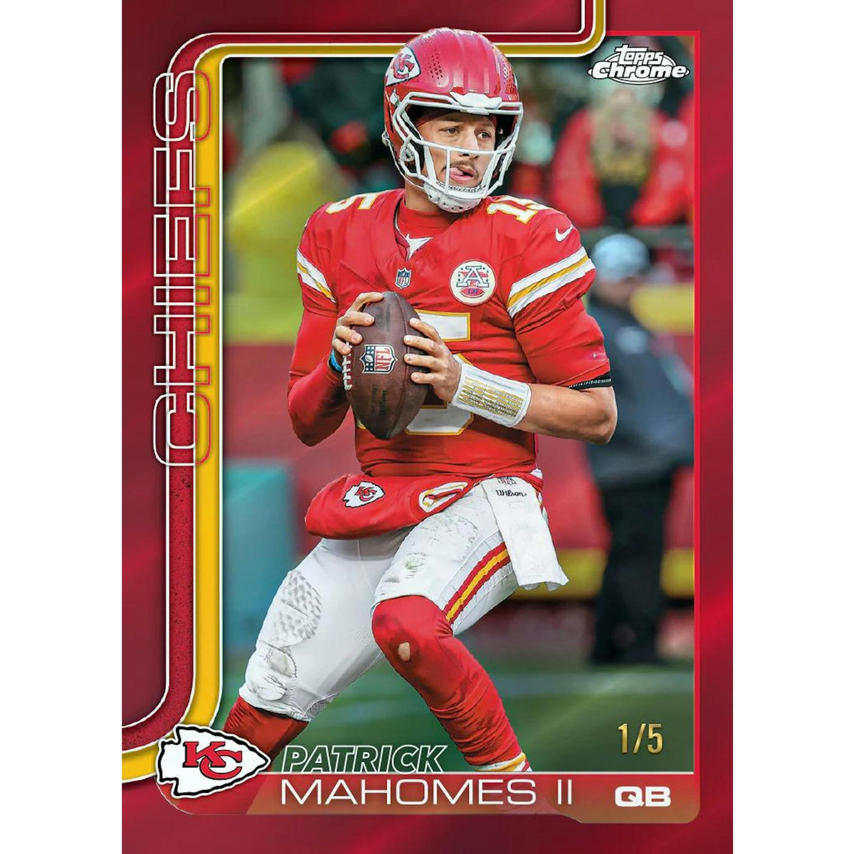 2025 Topps Chrome Football First Day Issue Hobby Box