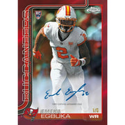 2025 Topps Chrome Football First Day Issue Hobby Box
