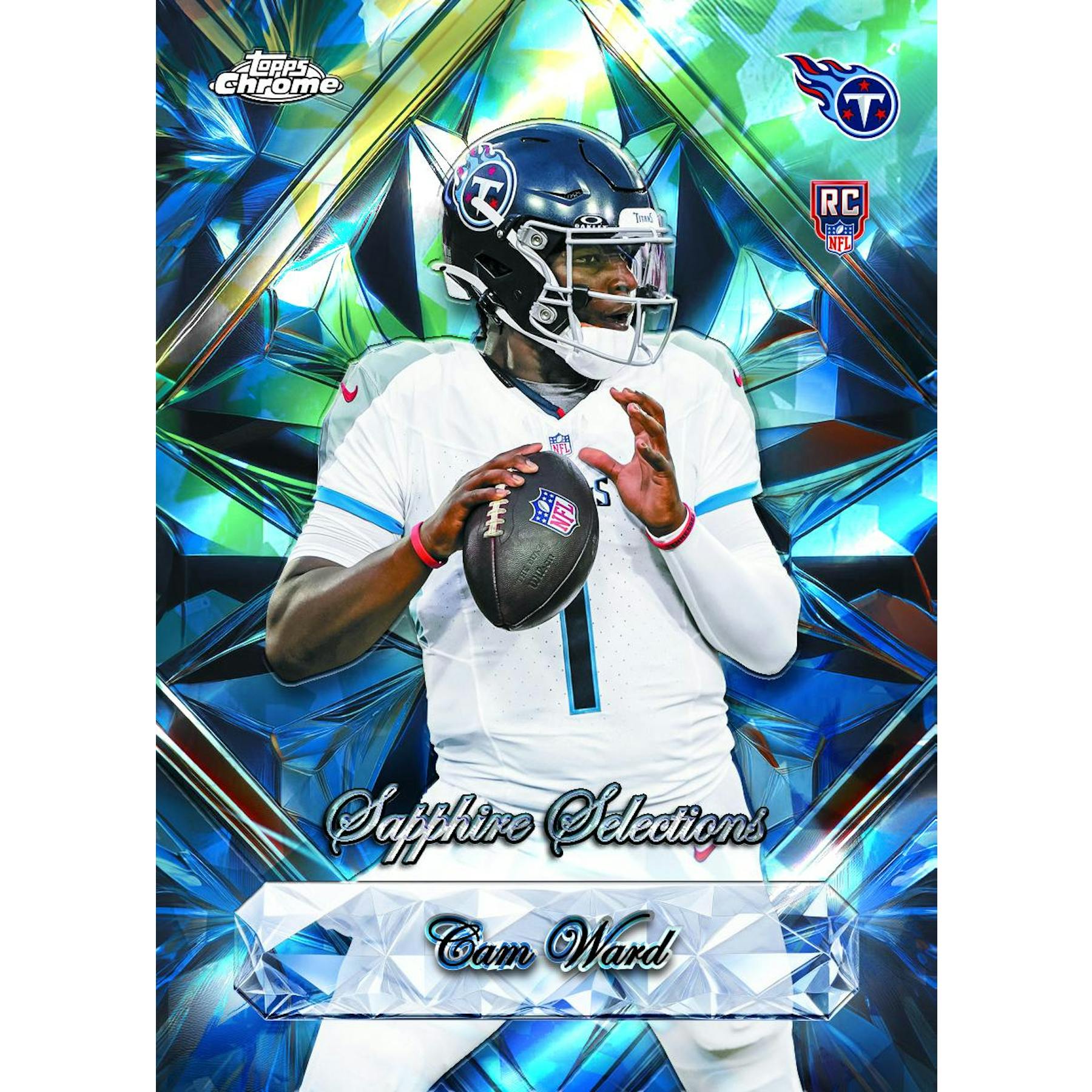2025 Topps Chrome Football Sapphire Edition Box