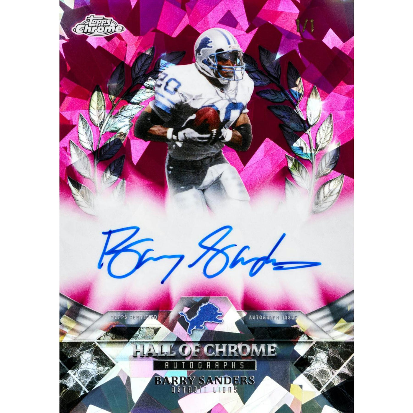 2025 Topps Chrome Football Sapphire Edition Box