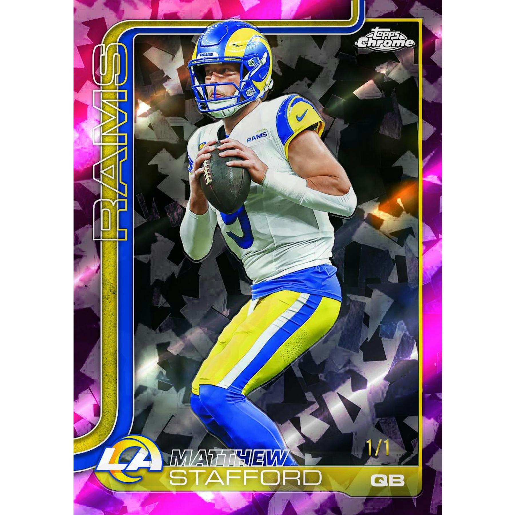 2025 Topps Chrome Football Sapphire Edition Box