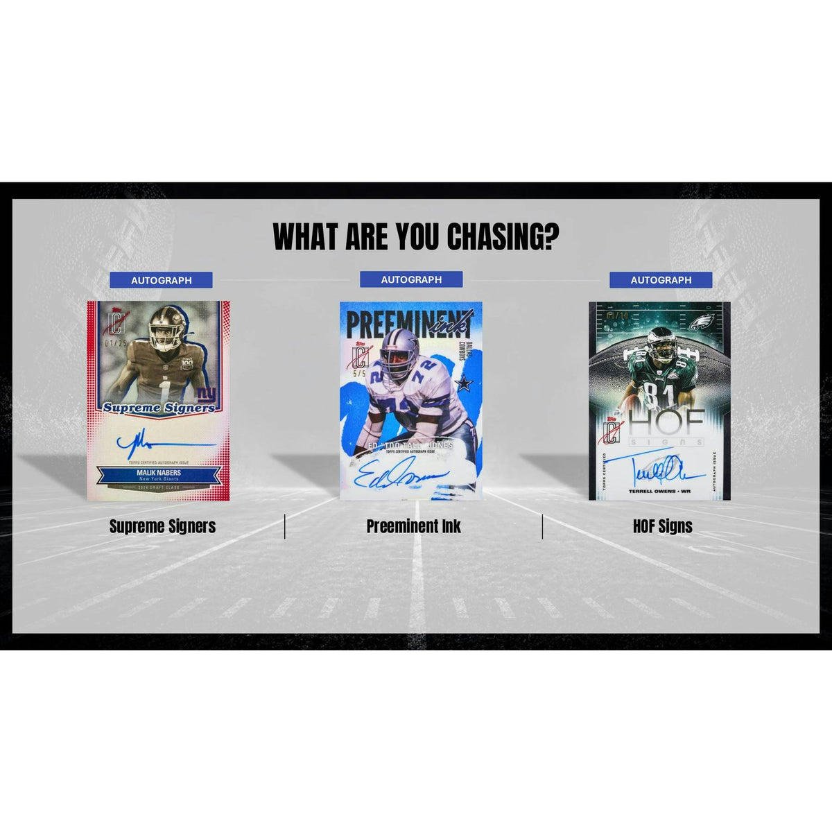 2025 Topps Signature Class Football Hobby 12-Box Case