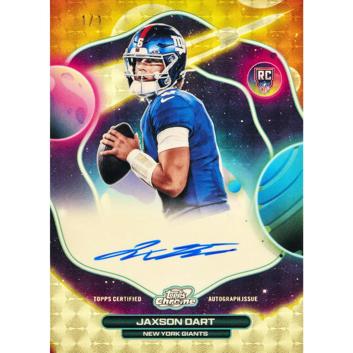 2025 Topps Cosmic Chrome Football Hobby 8-Box Case