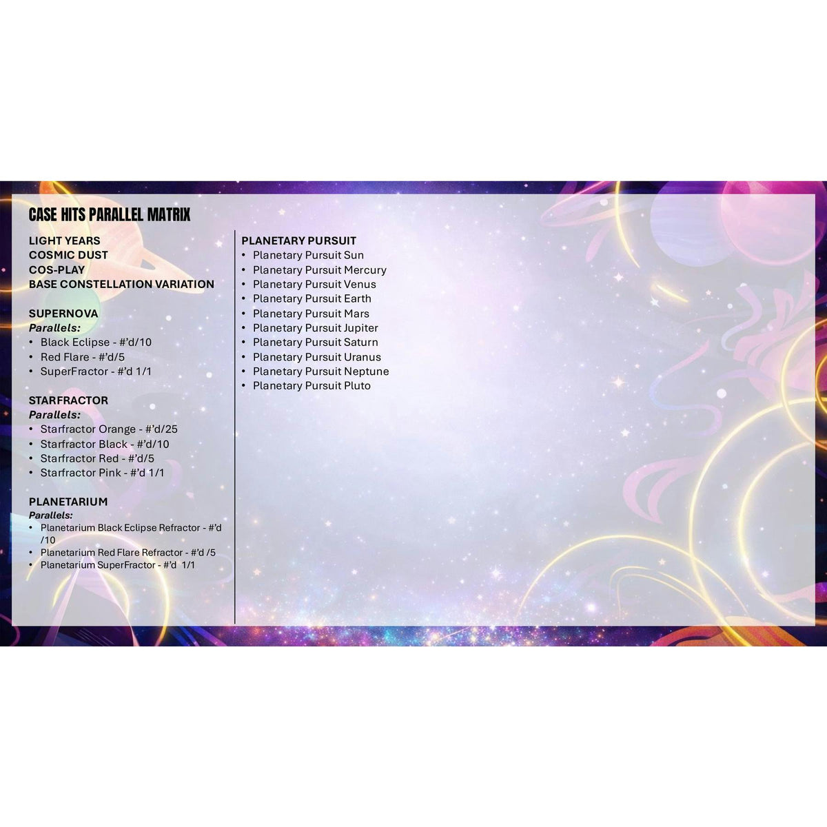 2025 Topps Cosmic Chrome Football Hobby 8-Box Case