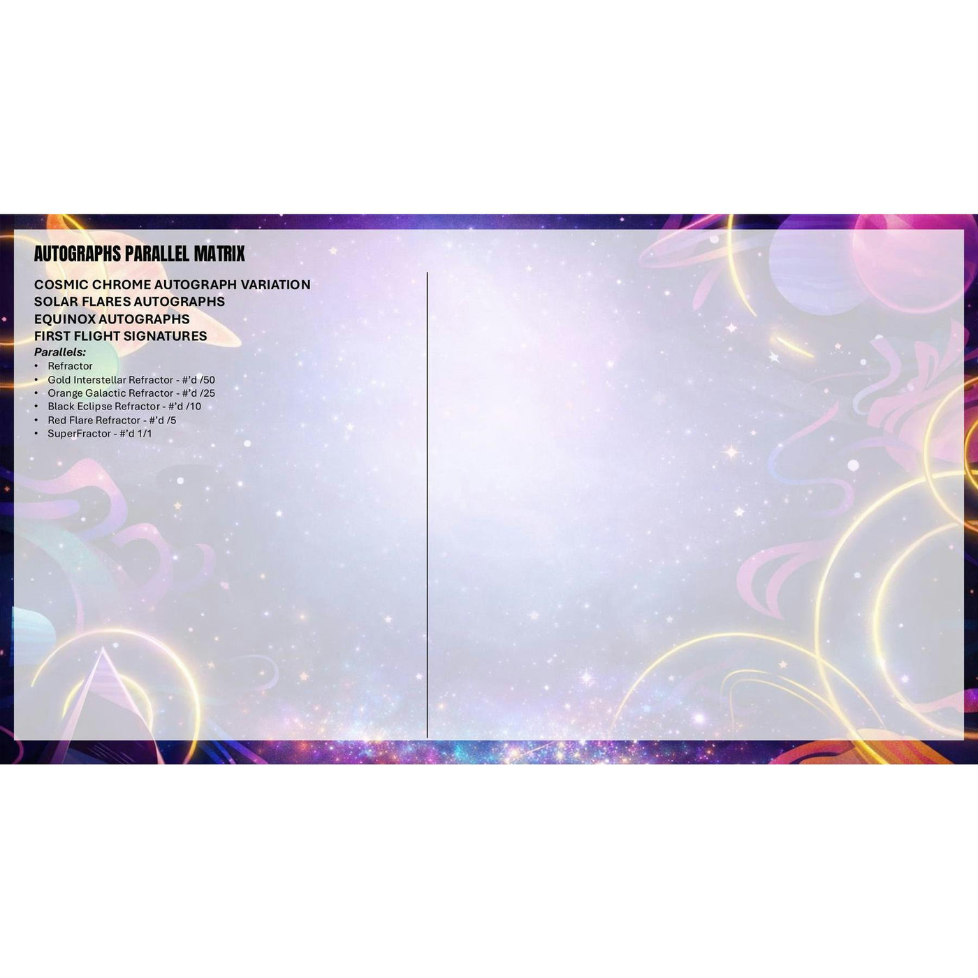 2025 Topps Cosmic Chrome Football Hobby 8-Box Case