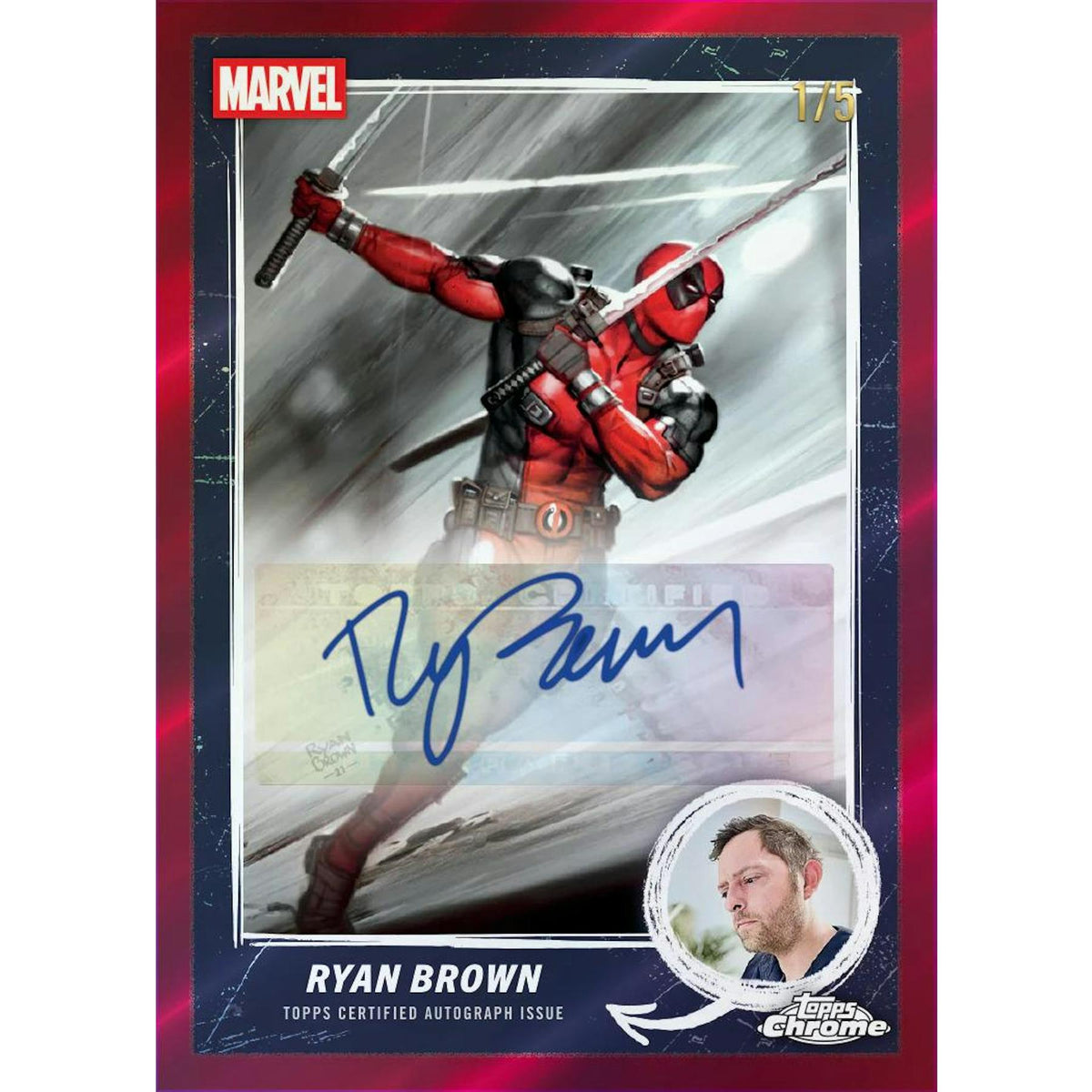 2025 Topps Deadpool Chrome Blaster 40-Box Case