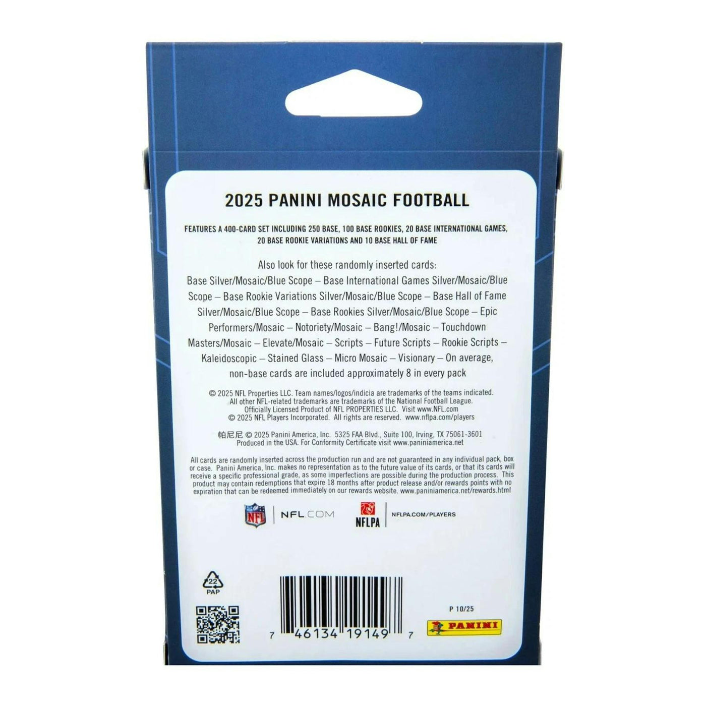 2025 Panini Mosaic Football Hanger Box