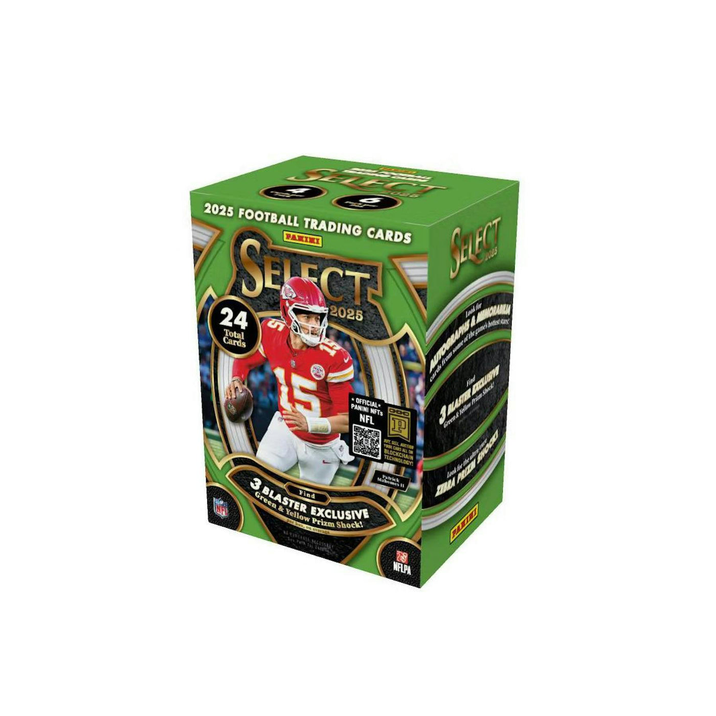 2025 Panini Select Football Blaster Box (Green & Yellow Prizms!) (Blue Box)