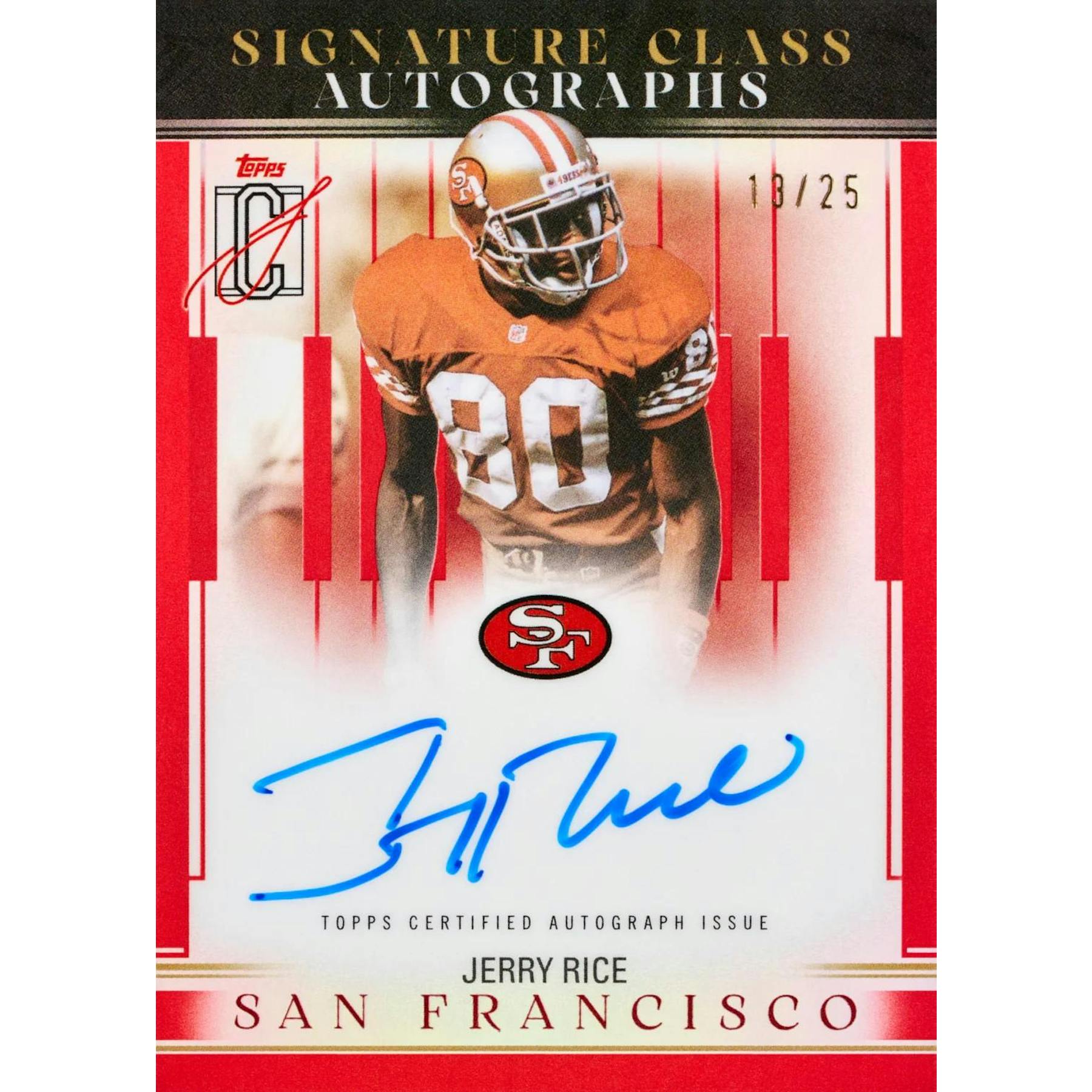 2025 Topps Signature Class Football Blaster 40-Box Case