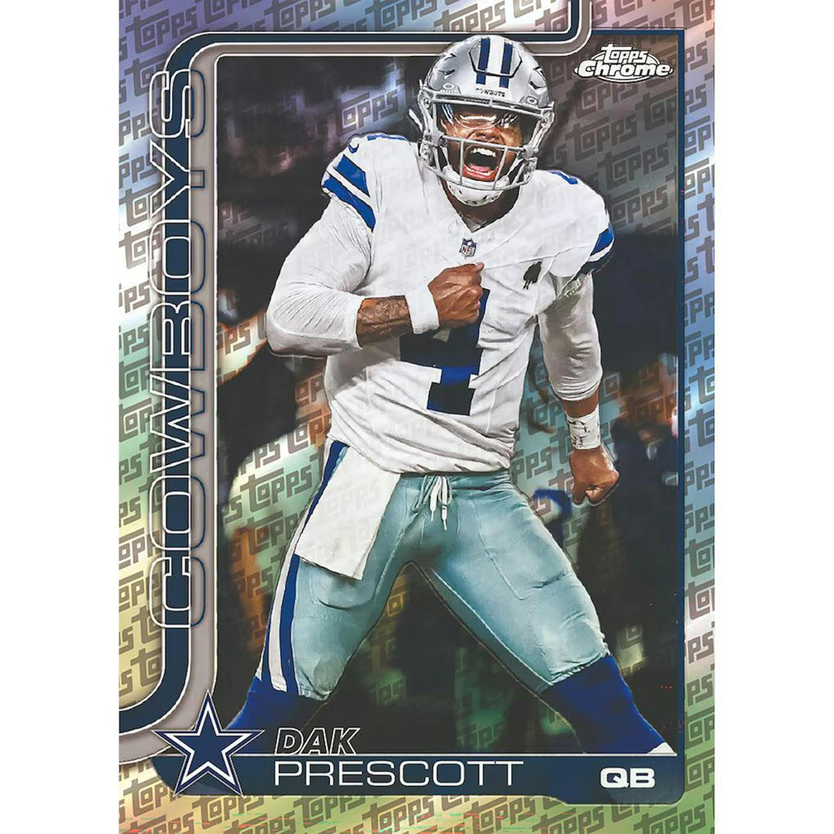 2025 Topps Chrome Football Fanatics Mega Box
