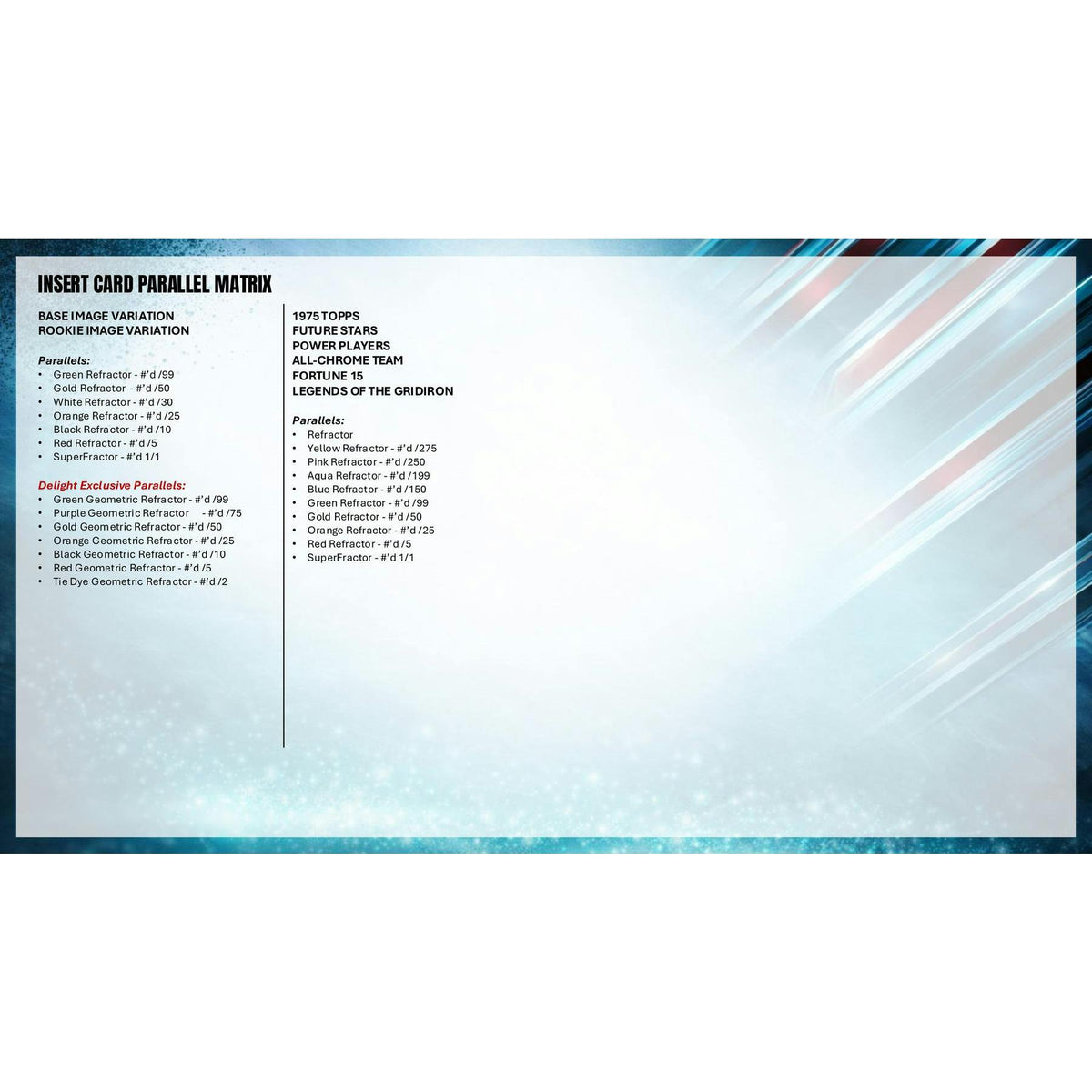 2025 Topps Chrome Football Blaster Pack