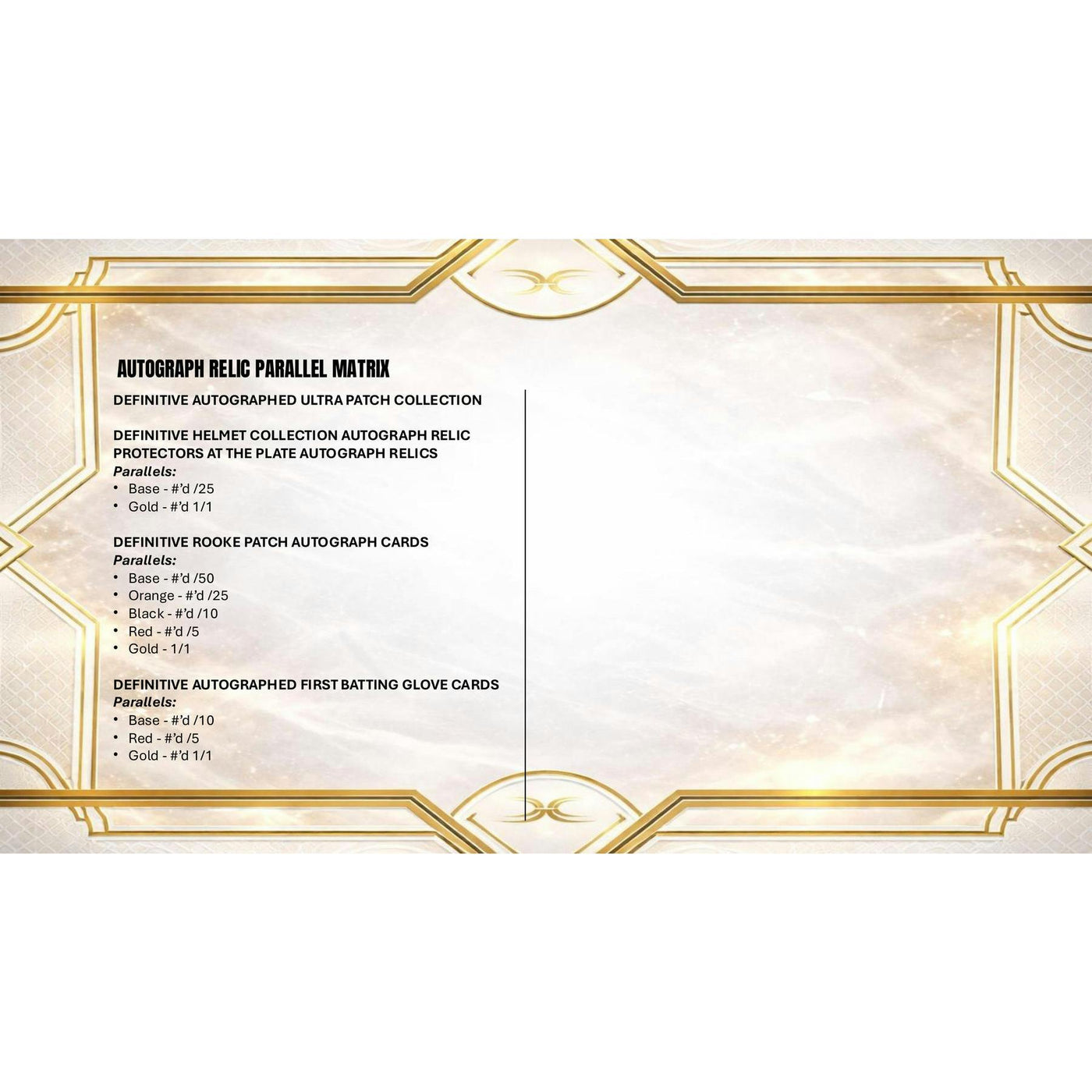 2025 Topps Definitive Collection Baseball Hobby 2-Box Case
