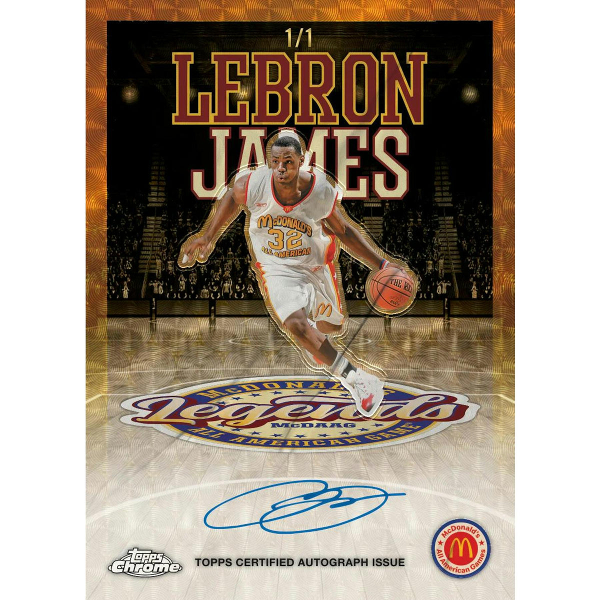 2025 Topps Chrome McDonald's All American Basketball Hobby Box