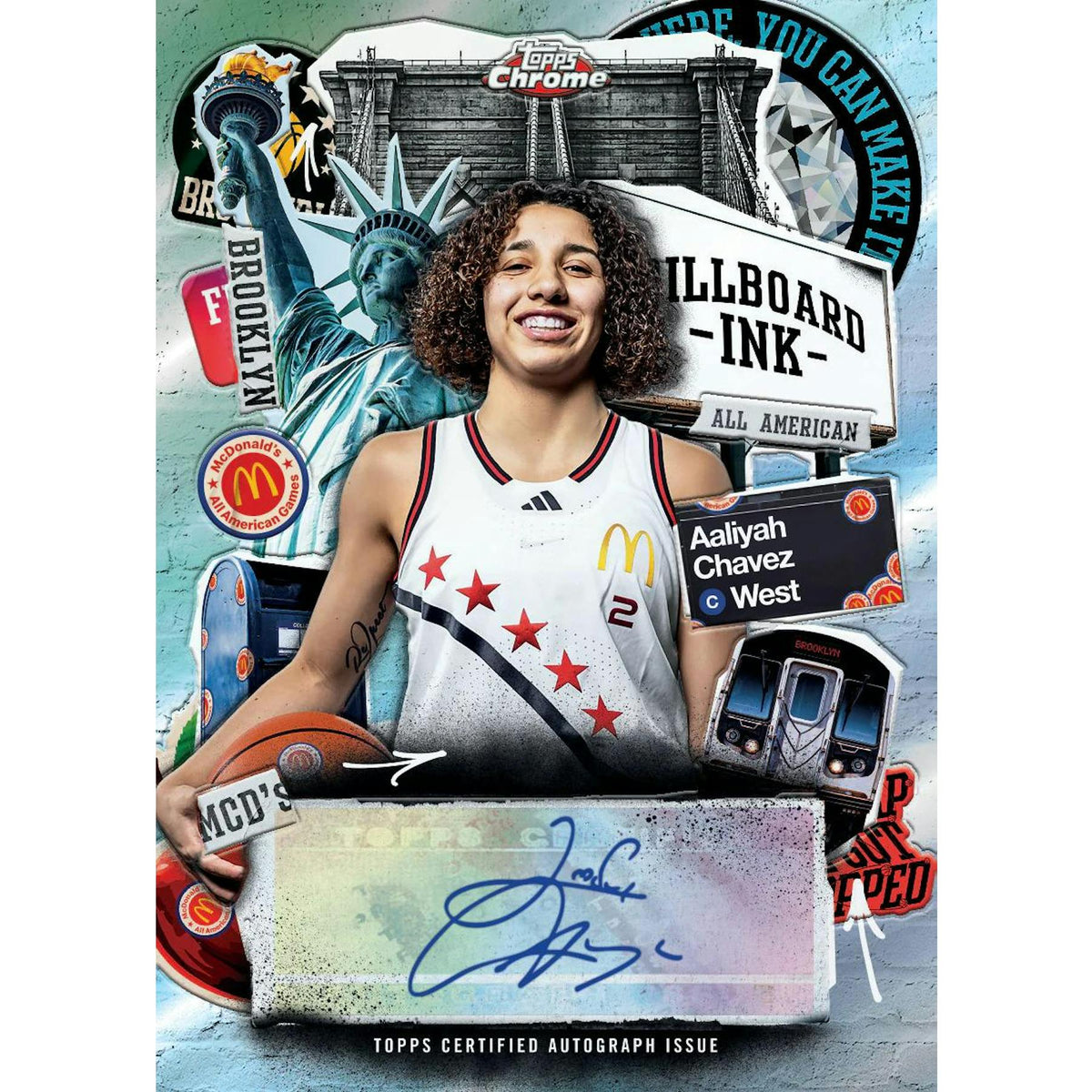 2025 Topps Chrome McDonald's All American Basketball Hobby Box