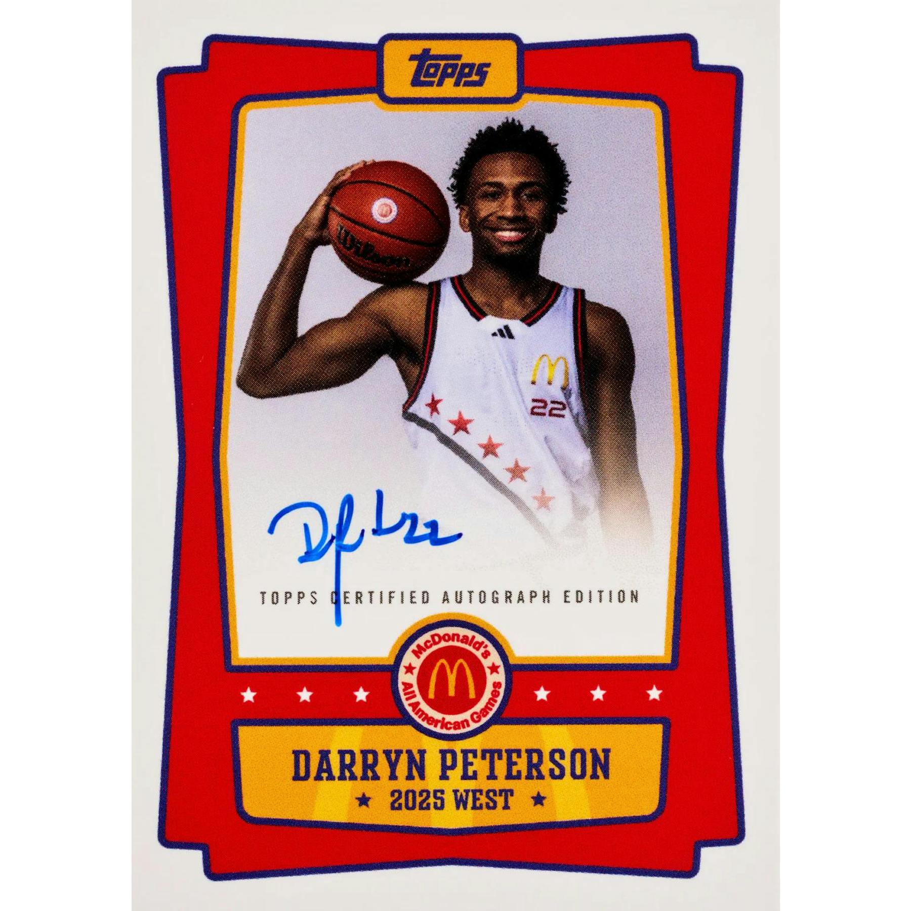 2025 Topps Chrome McDonald's All American Basketball Mega Box