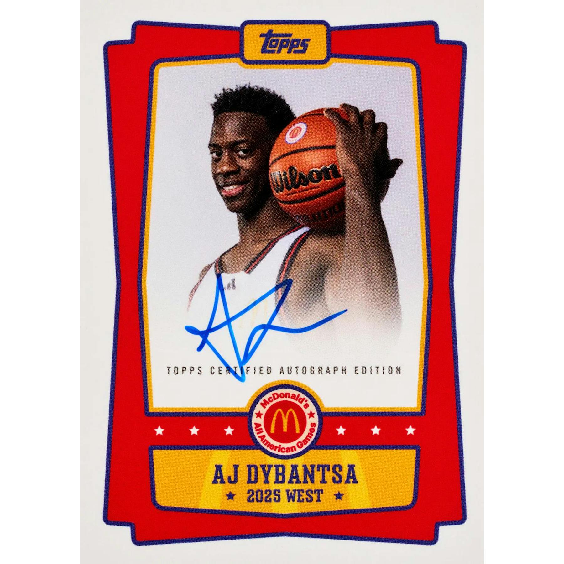 2025 Topps Chrome McDonald's All American Basketball Mega Box