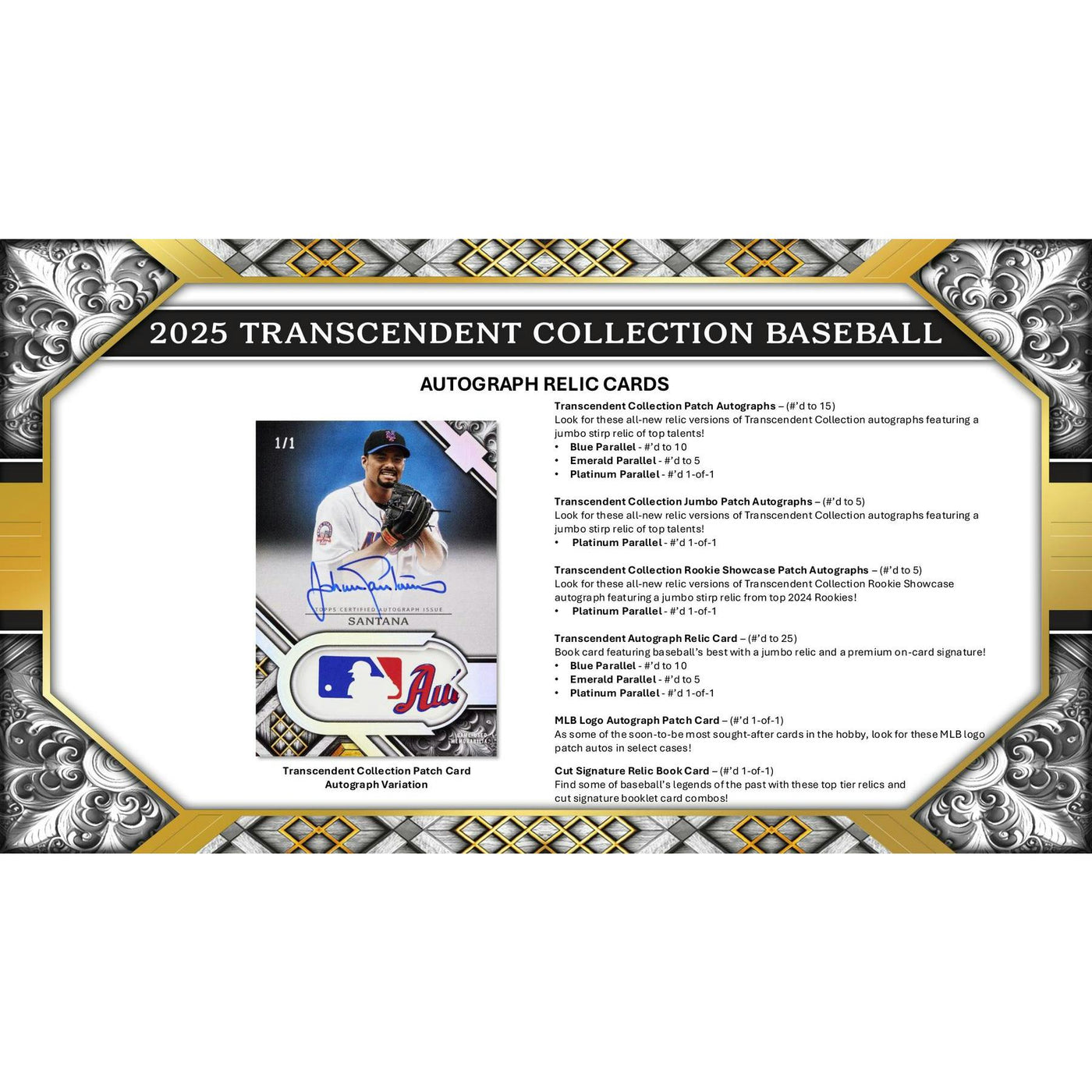 2025 Topps Transcendent Collection Baseball Hobby Case